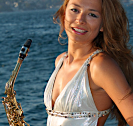 Saxophonistin Bilder Natalie Marchenko